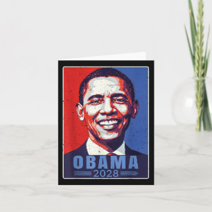Vintag Retro Obama 2028 48. Präsident Amerika Karte