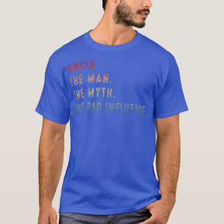 Vintag Retro Onkel der Mann der Mythos die schlech T-Shirt