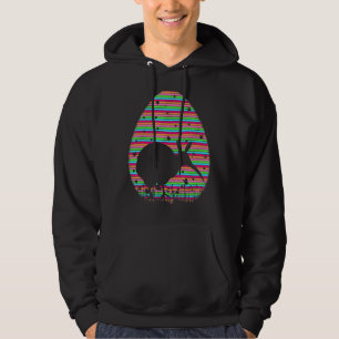 Vintag Retro Ostereier Kiwi Bird Ostersonntag Hoodie