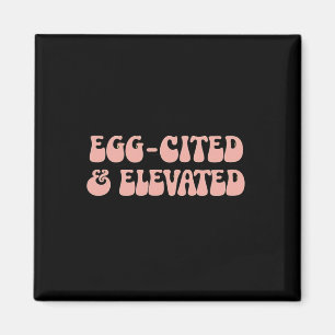 Vintag Retro Osterjoke Egg zitiert und erhöht Magnet