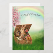 Vintag Retro Ostersonne Feiertagskarte (Vorne/Hinten)