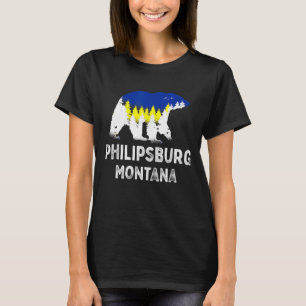 Vintag Retro Philipsburg Montana Grizzly Bär T-Shirt