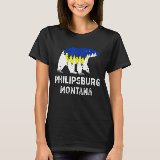Vintag Retro Philipsburg Montana Grizzly Bär T-Shirt