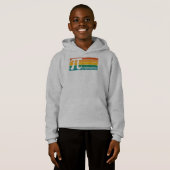 Vintag Retro Pi Hoodie (Vorne ganz)