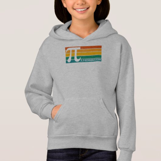 Vintag Retro Pi Hoodie (Vorderseite)