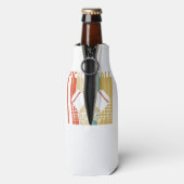 Vintag Retro Pickleball Flaschenkühler (Flasche Rückseite)