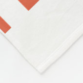 Vintag Retro Pickleball Fleecedecke (Ecke)