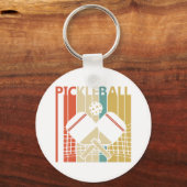 Vintag Retro Pickleball Schlüsselanhänger (Vorderseite)