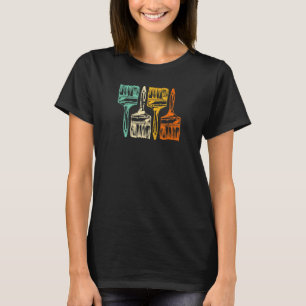 Vintag Retro Pinsel T-Shirt
