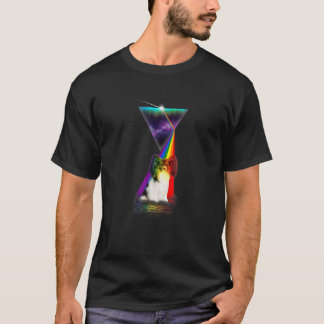 Vintag Retro Prism Papillon Dog T-Shirt