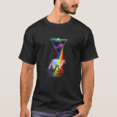 Vintag Retro Prism Racoon T-Shirt (Vorderseite)