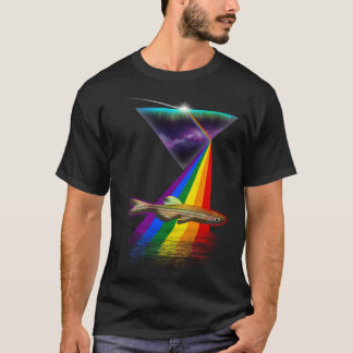 Vintag Retro Prism Zebrafish T-Shirt