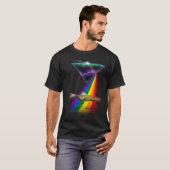 Vintag Retro Prism Zebrafish T-Shirt (Vorne ganz)
