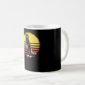 Vintag Retro-Raccoon Kaffeetasse (VorderseiteRechts)