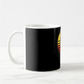 Vintag Retro-Raccoon Kaffeetasse (Links)