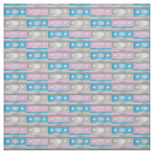 Vintag Retro Radio Nostalgie Stoff (Muster)