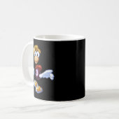 Vintag Retro Rayman Das Tal Kaffeetasse (Vorderseite Links)