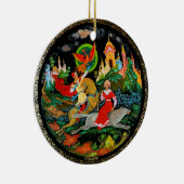 Vintag Retro Russische Märchen Fantasy Colorful Keramik Ornament (Rechts)
