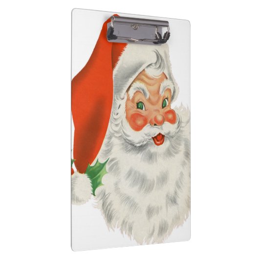 Vintag Retro Santa Claus Klemmbrett (Rechts)
