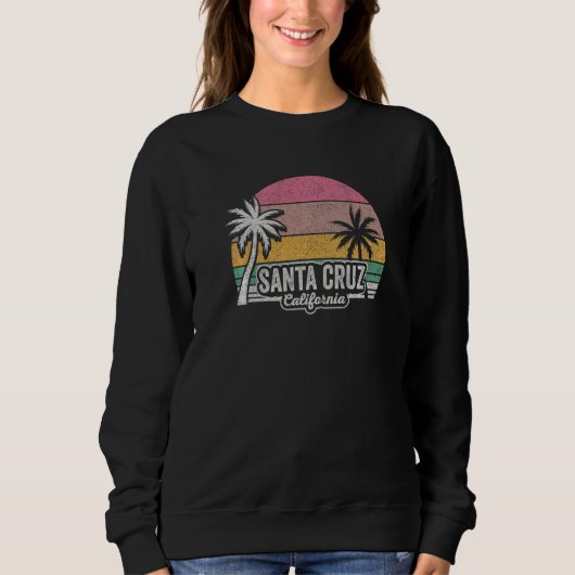 Vintag Retro Santa Cruz Sweatshirt (Vorderseite)