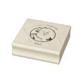 Vintag Retro Santa Gummistempel (Stempel)
