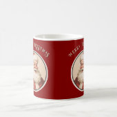 Vintag Retro Santa Kaffeetasse (Mittel)