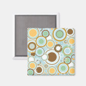 Vintag/Retro-Schalenbild Magnet (Vorderseite/Rückseite)