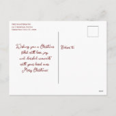 Vintag Retro Skate Weihnachten Grüße (Rückseite)