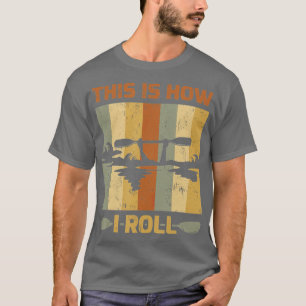 Vintag Retro So Roll Kayak T-Shirt