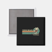 Vintag Retro Sommerferien Magnet (Vorderseite/Rückseite)