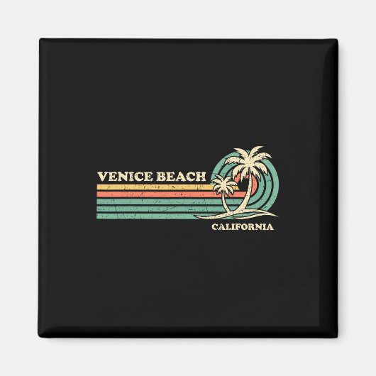 Vintag Retro Sommerferien Magnet (Vorne)