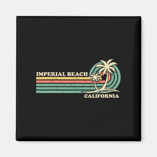 Vintag Retro Sommerferien Magnet (Vorne)