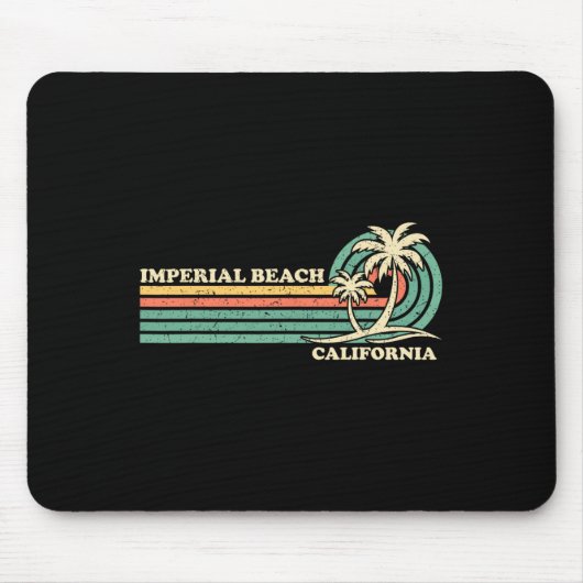 Vintag Retro Sommerferien Mousepad (Vorne)