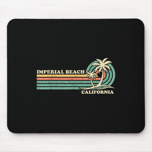 Vintag Retro Sommerferien Mousepad (Vorne)