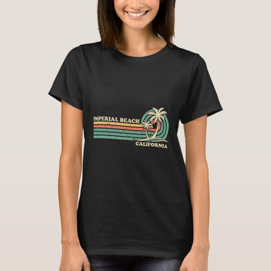 Vintag Retro Sommerferien T-Shirt (Vorderseite)