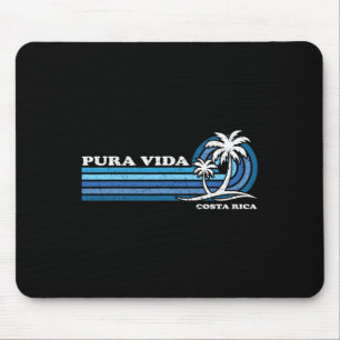 Vintag Retro Sommerurlaub Costa Rica Pura Vida Mousepad