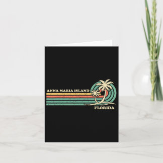 Vintag Retro Sommerurlaub Florida Anna Maria I Karte