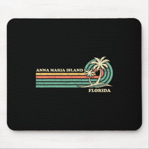 Vintag Retro Sommerurlaub Florida Anna Maria I Mousepad