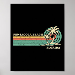 Vintag Retro Sommerurlaub Florida Pensacola Be Poster