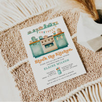 Vintag Retro Stock das Brautparty Küche