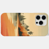 Vintag/Retro-Strand/tropisch Case-Mate iPhone Hülle (Rückseite (Horizontal))
