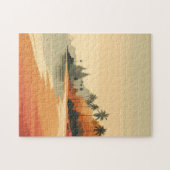 Vintag/Retro-Strand/tropisch Puzzle (Horizontal)