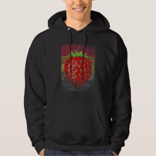 Vintag Retro Strawberry Hoodie
