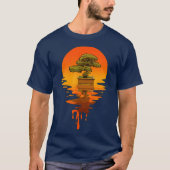 Vintag Retro Style Bonsai T-Shirt (Vorderseite)