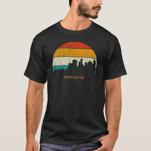 Vintag Retro Style Canada City Skyline City City T-Shirt