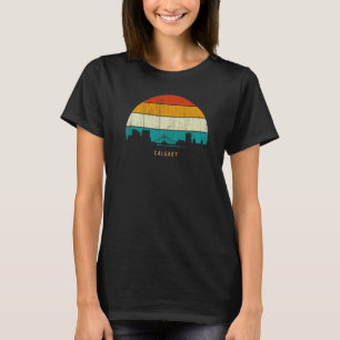 Vintag Retro Style City in Kanada skyline citysca T-Shirt