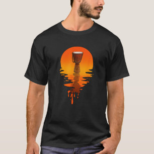 Vintag Retro Style Djembe Drum T Shirt