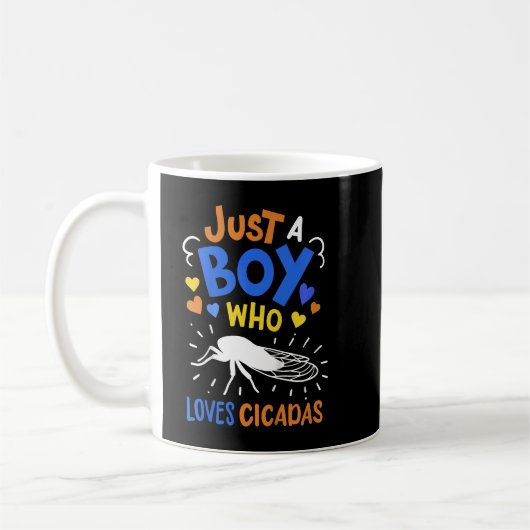 Vintag Retro Style Sunset Cicada Kaffeetasse (Links)