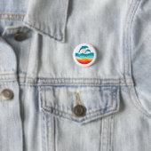 Vintag Retro Summer Time Beach Dolphin Button (Beispiel)