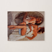 Vintag Retro Sun Tan Pinup Puzzle (Horizontal)